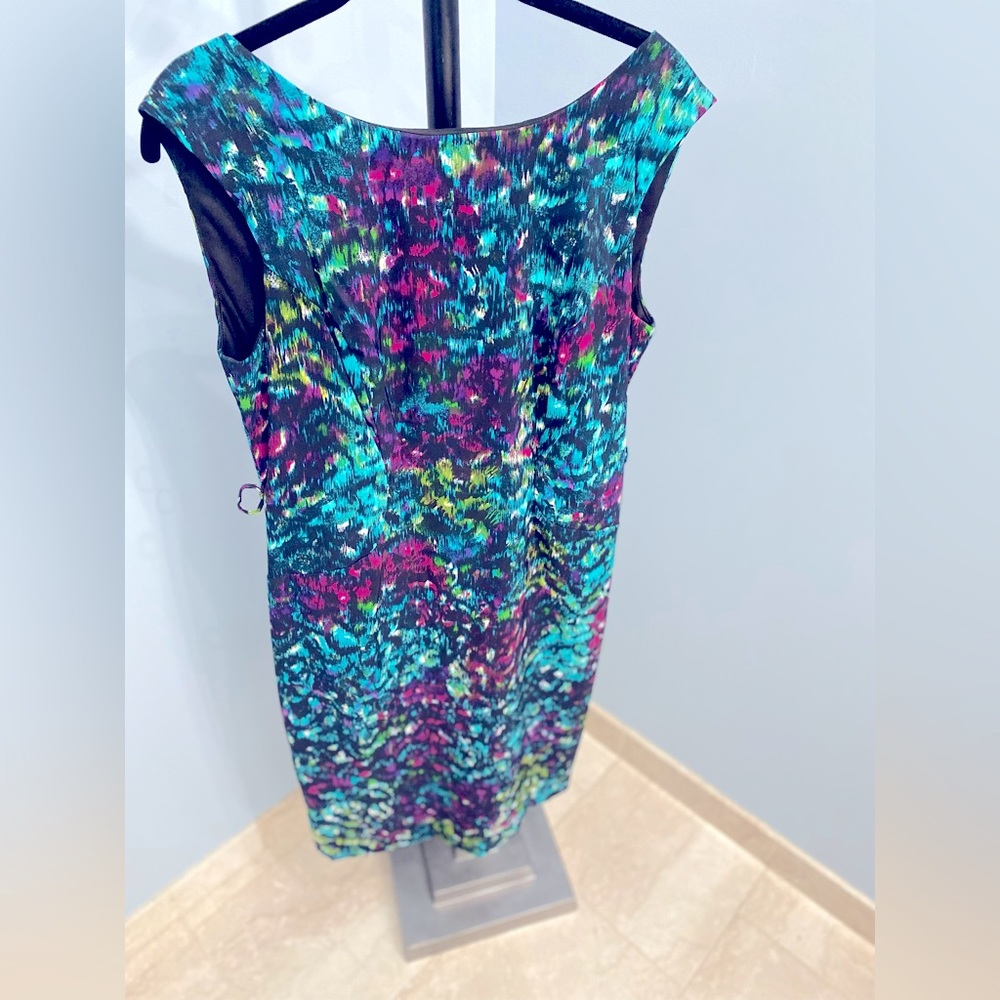 JonesWear New York sheath multi-colored dress‎ size 10